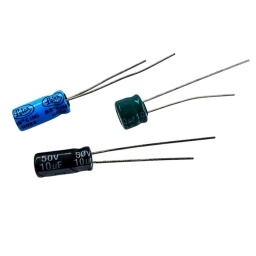 CONDENSADOR ELECTROLITICO 10UF X 50 VOLT LELON