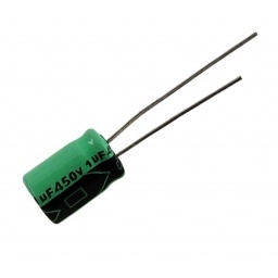 CONDENSADOR ELECTROLITICO 1UF X 450 VOLT LELON