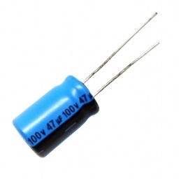 Condensador electrol�tico  47UF X 100 VOLT LELON