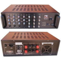 Amplificador Consola 4Ch. c/eco y tonos p/c 110volt. MTE