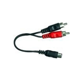 Cable Adaptador de Audio 2 Plug Rca a Jack Rca NA