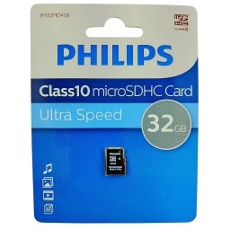 Memoria Micro SD 32GB Clase 10 PHILIPS
