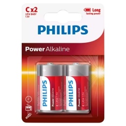 Pila Alkalina Lr14 Blister X 2 Tama�o C - Philips PHILIPS