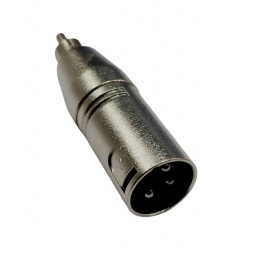 Adaptador de audio XLR macho a Plug RCA