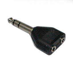 DOBLE Jack 3.5mm ST. A Plug 14 (6.5mm) ST.