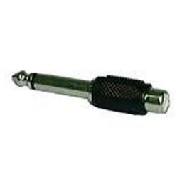Adaptador de Audio Jack Rca a Plug 1/4 (6.5mm) mono THEONE