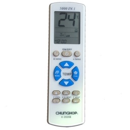 CONTROL REMOTO UNIVERSAL P/AIRE ACONDICIONADO 5000 EN 1