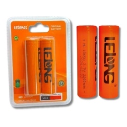 PILA DE LITIO RECARGABLE RA-18650  BLISTER X2 LELONG