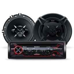 Autorradio con Juego de Parlantes 16CM bluetooth