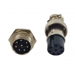Conector GX16 8PIN Macho Hembra