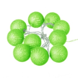 Gu�a de Luces Led a Pila - Verde