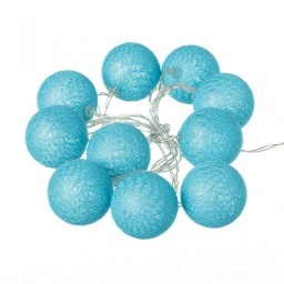 Gu�a de Luces Led a Pila - Celeste