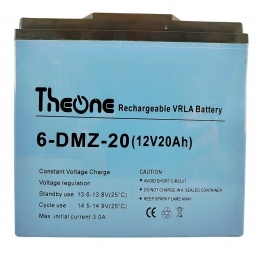 Bateria 12V 20AMP. Electric Lead Acid (Motos)  THEONE