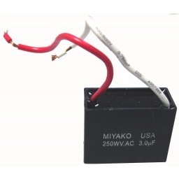 Capacitor para Ventilador 3UF X 250VAC MIYAKO USA