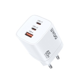 Cargador de Pared 65W Usb + 2 Usb-c carga r�pida BWOO