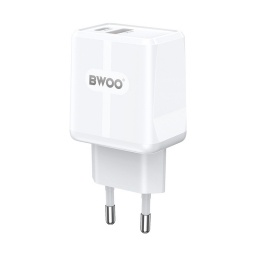 Cargador de Pared Usb-c +USB con Cable C a Lightning 5V-3A 2V-2A 12V-1.5A BWOO