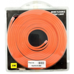 Cinta Led Neon 5M Deep Orange -110 Led 12V 7,2W 6MM* 12MM Naranja Profundo