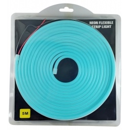 Cinta Led Neon 5M Deep Ice Blue -120 Led 12V 7,2W 6MM* 12MM Helado Azul Profundo