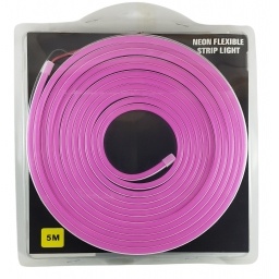 Cinta Led Neon 5M Pink -120 Led 12V 7,2W 6MM* 12MM Rosado