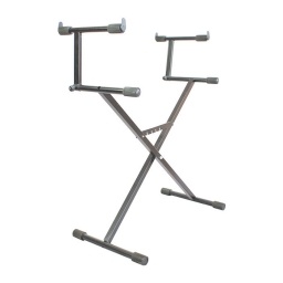 Soporte Doble para Teclado Piano Organo Ajustable MIYAKO USA