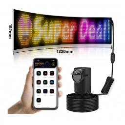 Pantallas LED inteligentes con Bluetooth, m�dulo LED RGB, sticker matriz de letreros, panel LED de p�xeles, letrero desp