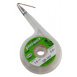 Malla Para Desoldar Goot 1.5mm X 2m punta De Metal  GOOT