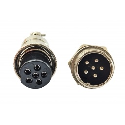 Conector GX20 6PIN (el Juego) Macho  Hembra Panel Chassis