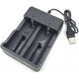 Cargador Universal USB para Bater�as de Litio 4.2V Recargables 18650