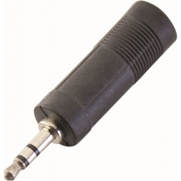 Adaptador de Audio Jack 1/4" Mono a Plug 3.5MM Stereo Plastico MIYAKO USA