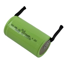 Pila Ni-cd Recargable 3000 Ma de Soldar 22.5MM X 43MM