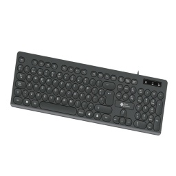 Teclado Slim USB Shot Gaming Home & Office SHOT-8376