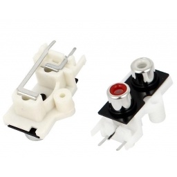 Modulo 2 Jack Rca en Panel 1 Fila THEONE