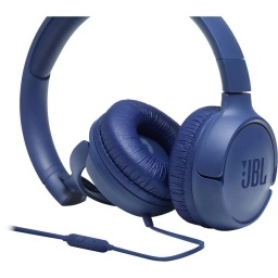 Auricular de vincha cableado JBL Azul
