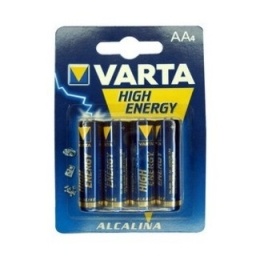 Blister de 4 pilas alkalinas AA VARTA