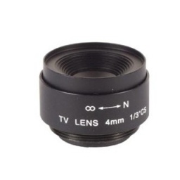 Lente Montaje CCs Iris Fijo 4mm