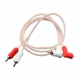 Cable 2 Rca a 2 Rca en Angulo 90� Full Cobre - 3 Metros VOYZ