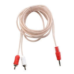 Cable 2 plug Rca macho a Plug 3.5MM macho de 1.8 Metros VOYZ