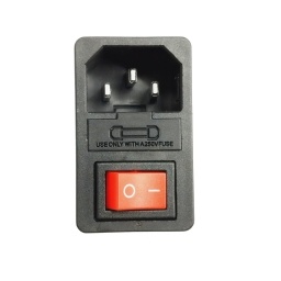 ZOCALO 220110 CHASIS CON FUSE Y LLAVE