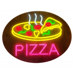 Cartel Neon de Led Pizza
