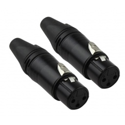 Conector Xlr Hembra de 3 Pines Blastking CN16 Chapado en Oro (Par) BLASTKING