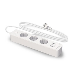 Zapatilla Inteligente 3 Schuko con USB Tapo P300 TP-LINK