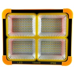 Reflector Foco Led Solar Recargable Port�til de Alta Potencia