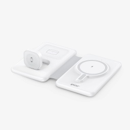 Cargador Inalambrico Inductivo Qi Plegable 3 en 1 BWOO
