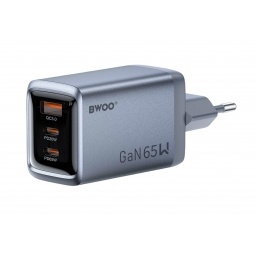 Cargador de 65 W con 3 puertos GaN BWOO