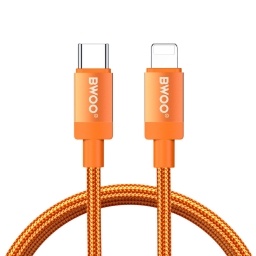Cable de Datos y Carga Usb-c Lightning 30W Data Transfer 480MBPS BWOO