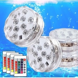 Luces LED Sumergibles para Piscina, Resistentes al Agua, con Cambio de Color, Accesorios para Piscinas con Iluminaci�n P