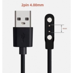 Cable de Carga para Base de Reloj Inteligente de 2 Pines y 4 Pines, USB a