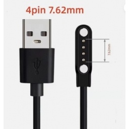 Cable de Carga para Base de Reloj Inteligente  4 Pines, USB a THEONE