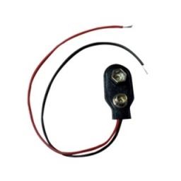 Porta Bateria de 9v Broche recto MIYAKO USA