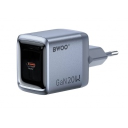 Cargador de Pared Usb-c Gan 20 W BWOO